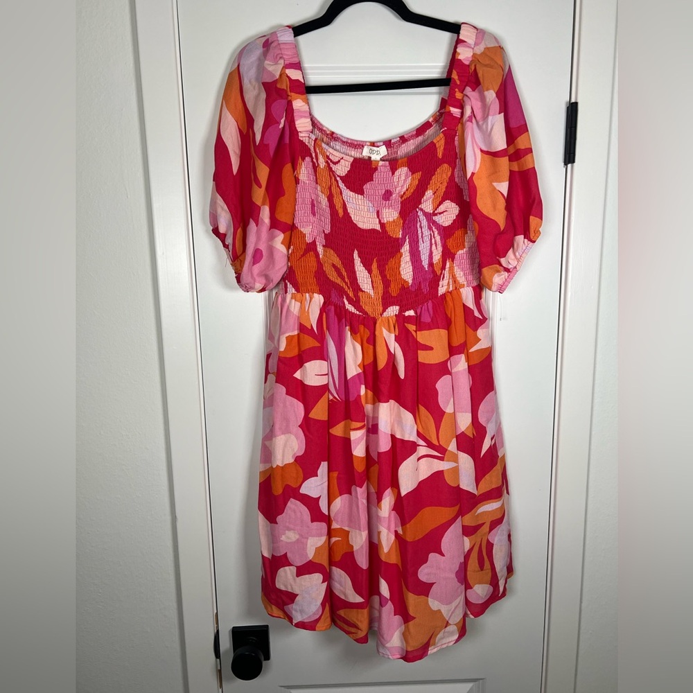 ODDI NWT Pink Floral Dress